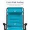 Best Choice Products Oversized Padded Zero Gravity Chair, Folding Outdoor Patio Recliner w/ Side Tray